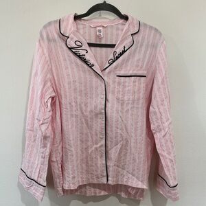 Victoria's Secret Flannel Long Pajama Set - Small